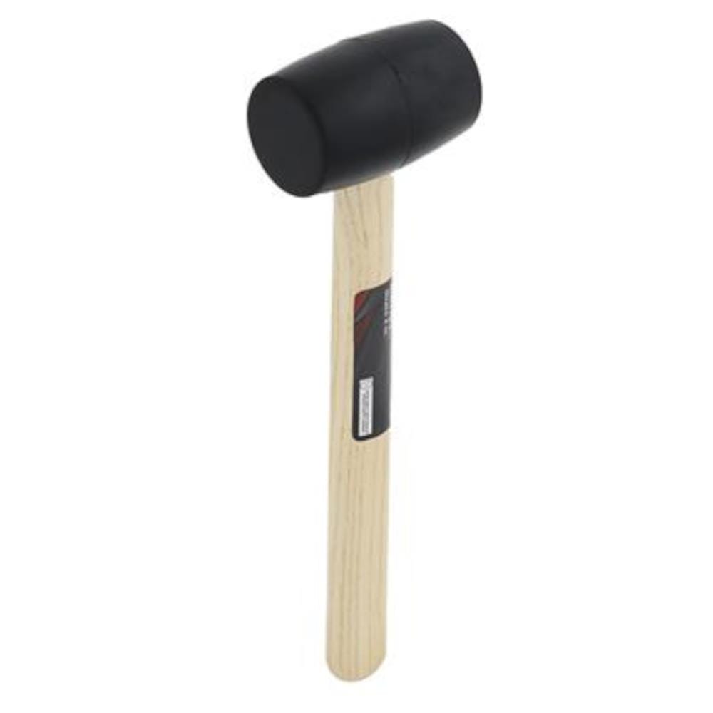 MATALL RUBBER MALLET WOODEN HANDLE 0.5LB RMH008W-A