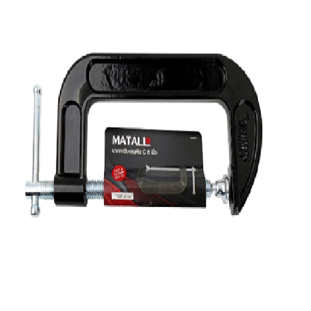MATALL C-CLAMP 6" AC517-A  BLACK