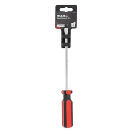 SLOTTED SCREWDRIVER MATALL 6" (-) 6x150