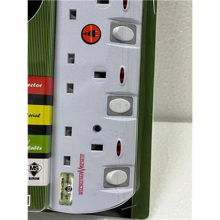 POWER STRIP  3M 4 WAY EX/CORD 9714N ADS
