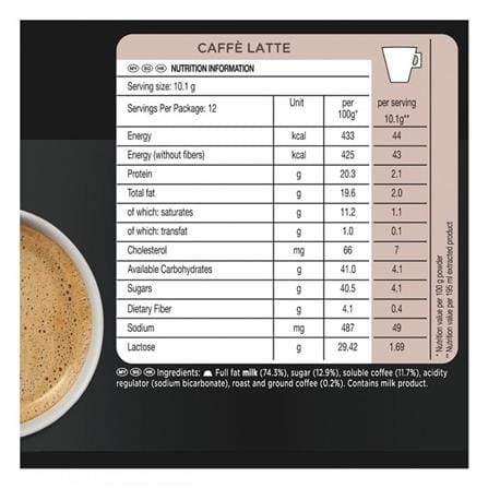NESCAFE DOLCE GUSTO STARBUCKS CAPSULES WHITE CAFE LATTE 12 CUPS