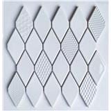 GNG MOSAIC ART RHOMBUS KNOT 28X28.6 WHITE