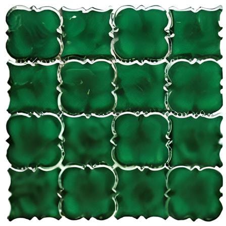 GNG MOSAIC 30X30CM EMERALD GREEN