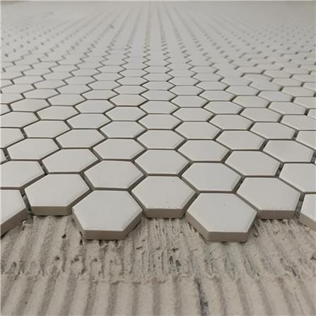 GNG MOSAIC RETRO CLASSIKO 26X31CM HEXAGON WHITE