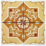 FLOORTILE  20X20CM CEMENT ENCAUSTIC BROWN GRADE A 0.48M2
