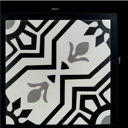 GNG FLOORTILE 20X20CM ART DECORATIVE BLUE GRADE A 0.48M2