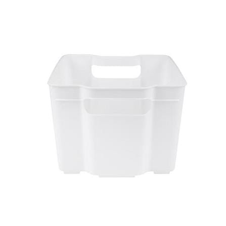 KITCHEN BASKET 21.4X31.5X14.7CM MONO WHITE