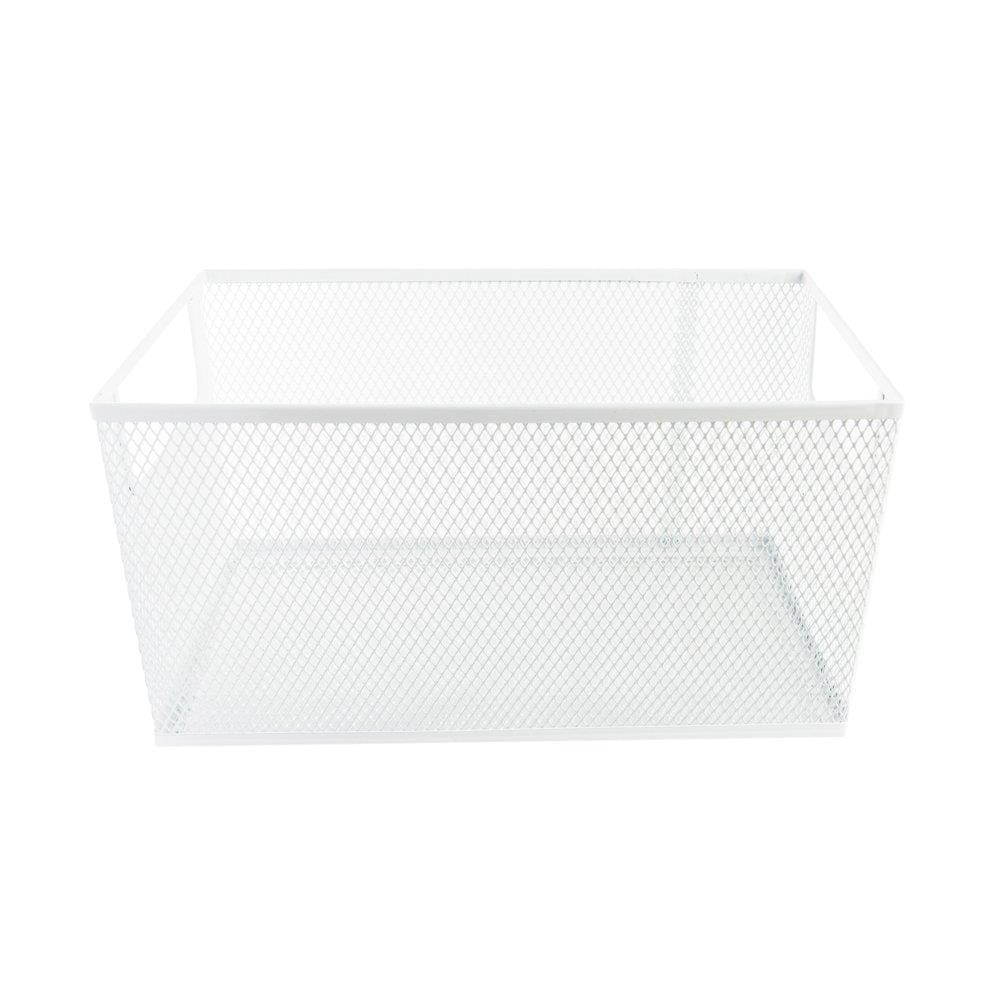 MESH BASKET KECH 14X27X15.5CM WHITE
