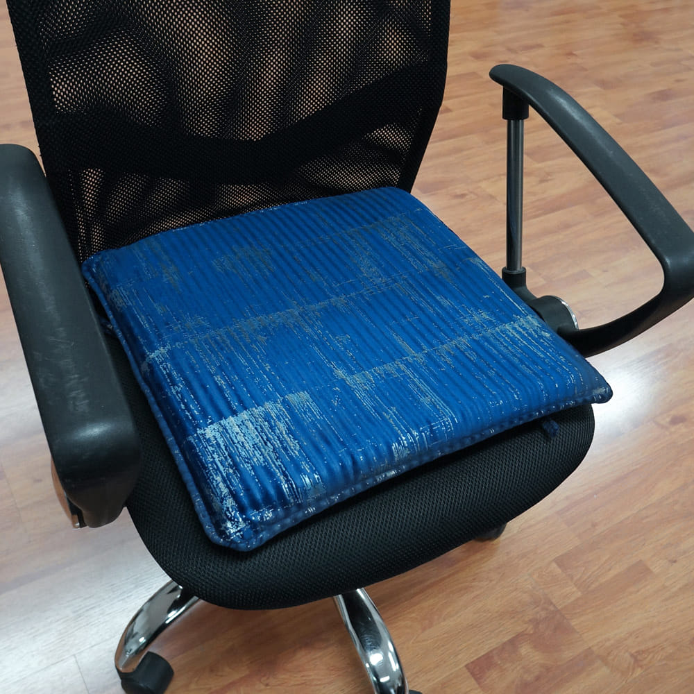 CHAIR PAD HOME LIVING STYLE GINA 16X16" BLUE