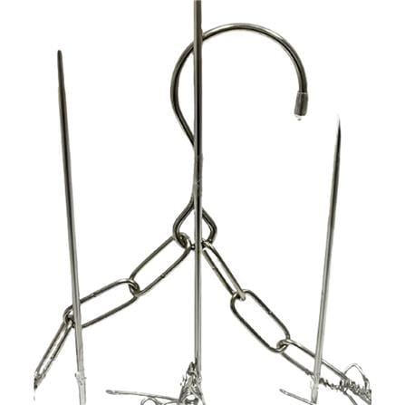 SQUAR HANGER STAINLESS 23 CLIPS PLIM