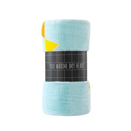BLANKET HOME LIVING AUSTIN SKY BLUE 50X60" LIGHT BLUE