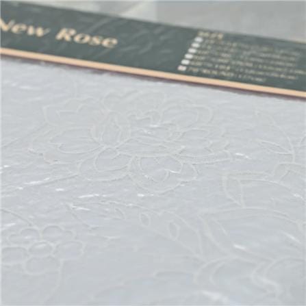 MEIWA ROUND TABLE CLOTH ROSE 177X177 CM WHITE