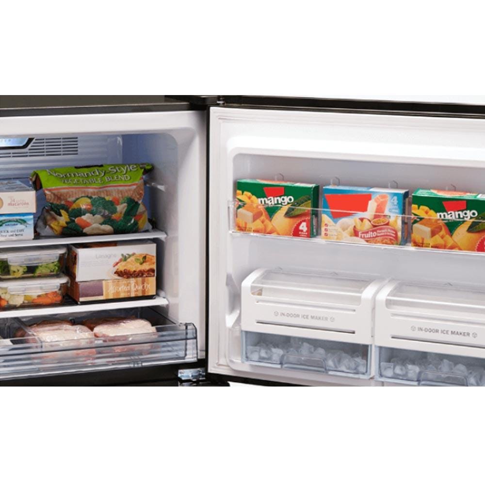 SHARP 2 DOOR REFRIGERATOR  SJP882MFGM 720L MAROON