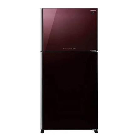 SHARP 2 DOOR REFRIGERATOR  SJP882MFGM 720L MAROON
