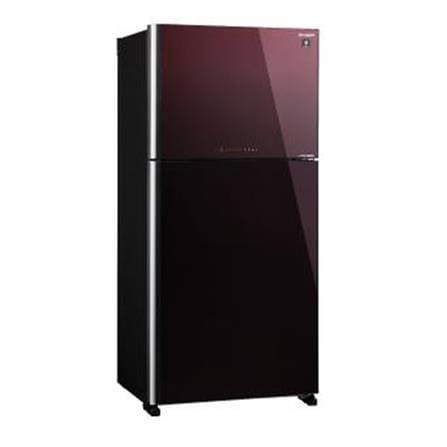 SHARP 2 DOOR REFRIGERATOR  SJP882MFGM 720L MAROON