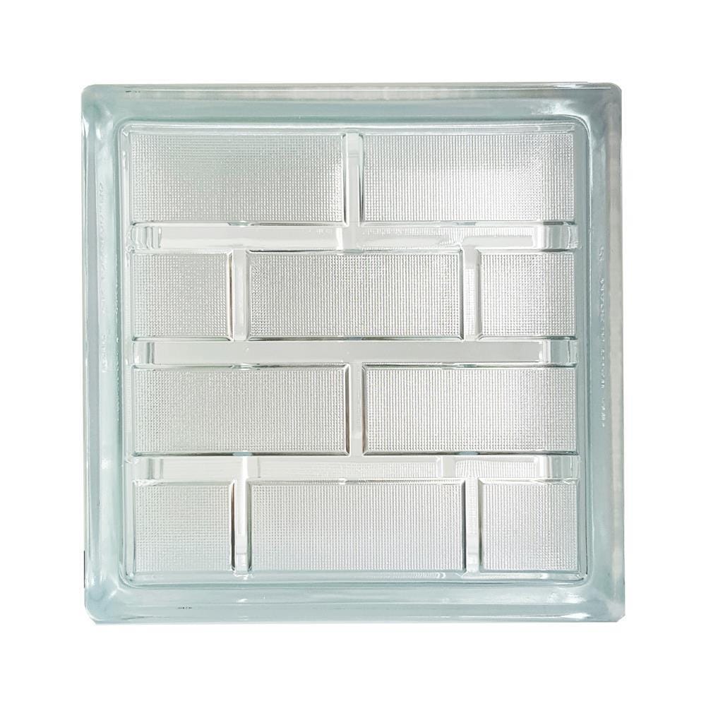 CHANG KAEW GLASS BLOCK 19X19X8CM BRICK GEM WHITE