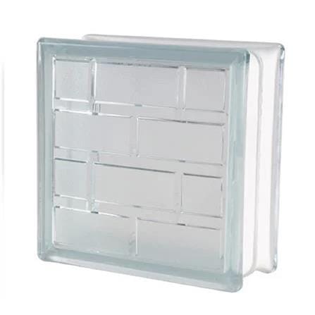 CHANG KAEW GLASS BLOCK 19X19X8CM BRICK GEM WHITE