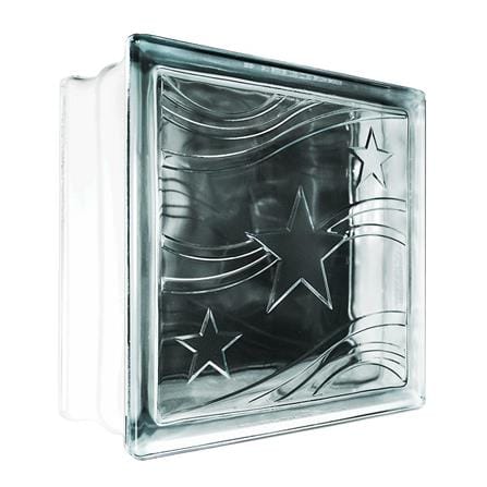 CHANG KAEW GLASS BLOCK 19X19X9CM STAR WHITE