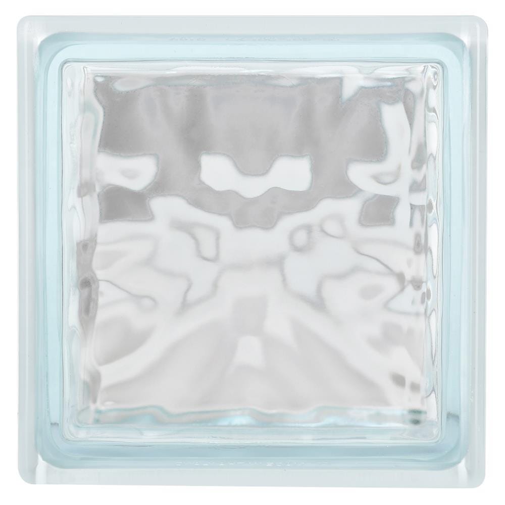CHANG KAEW GLASS BLOCK 19X19X8CM NEXT ICE WHITE CLEAR