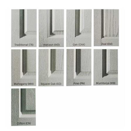 DOOR FRONTIERA HDF 36MM MD-007 36X857X2108MM PRIMER WHITE