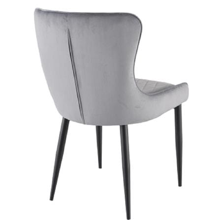 DINING CHAIR FUR C-991 VELVET GREY