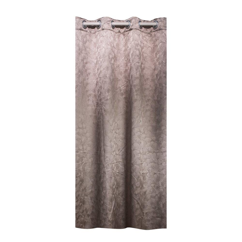 HLS MIRA EYELET CURTAIN 130X220 BROWN