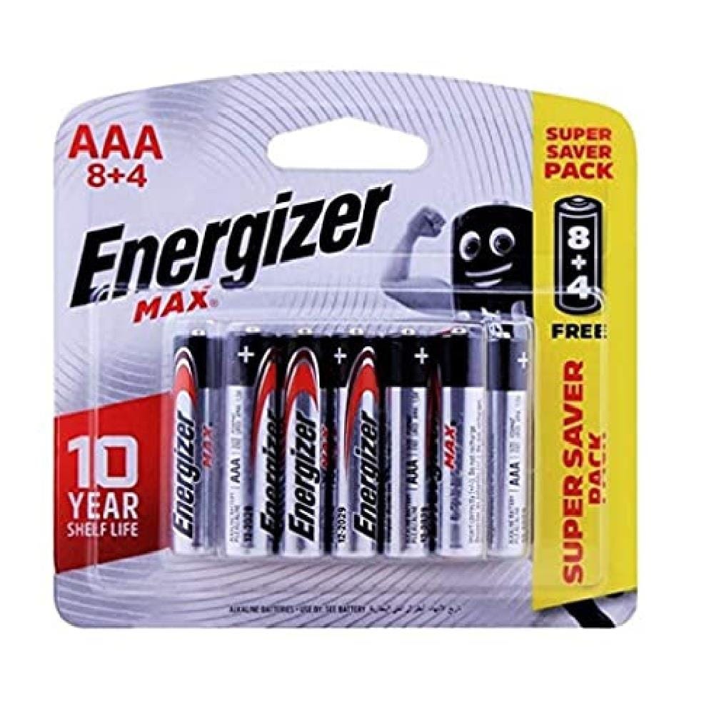 ALKALINE BATTERY MAX 8AAA+4AAA E92BP8+4R ENERGIZER