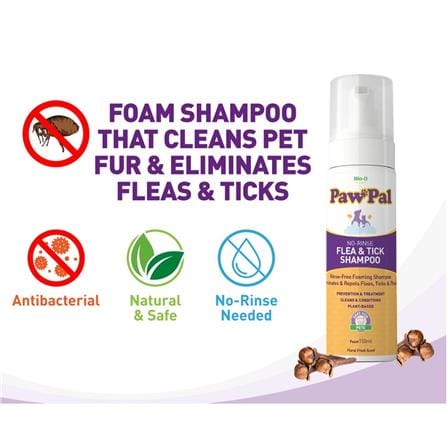 BIO-D PAWPAL N/R FLEA&TICK SHAMPOO 150ML