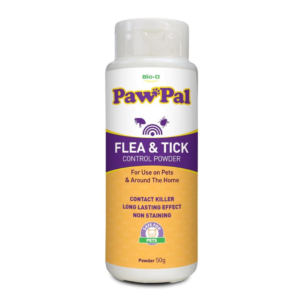 BIO-D PAWPAL FLEA & TICK CONTROL POWDER 50G