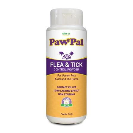 BIO-D PAWPAL FLEA & TICK CONTROL POWDER 50G