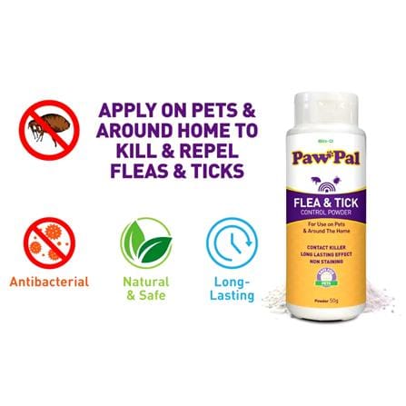 BIO-D PAWPAL FLEA & TICK CONTROL POWDER 50G
