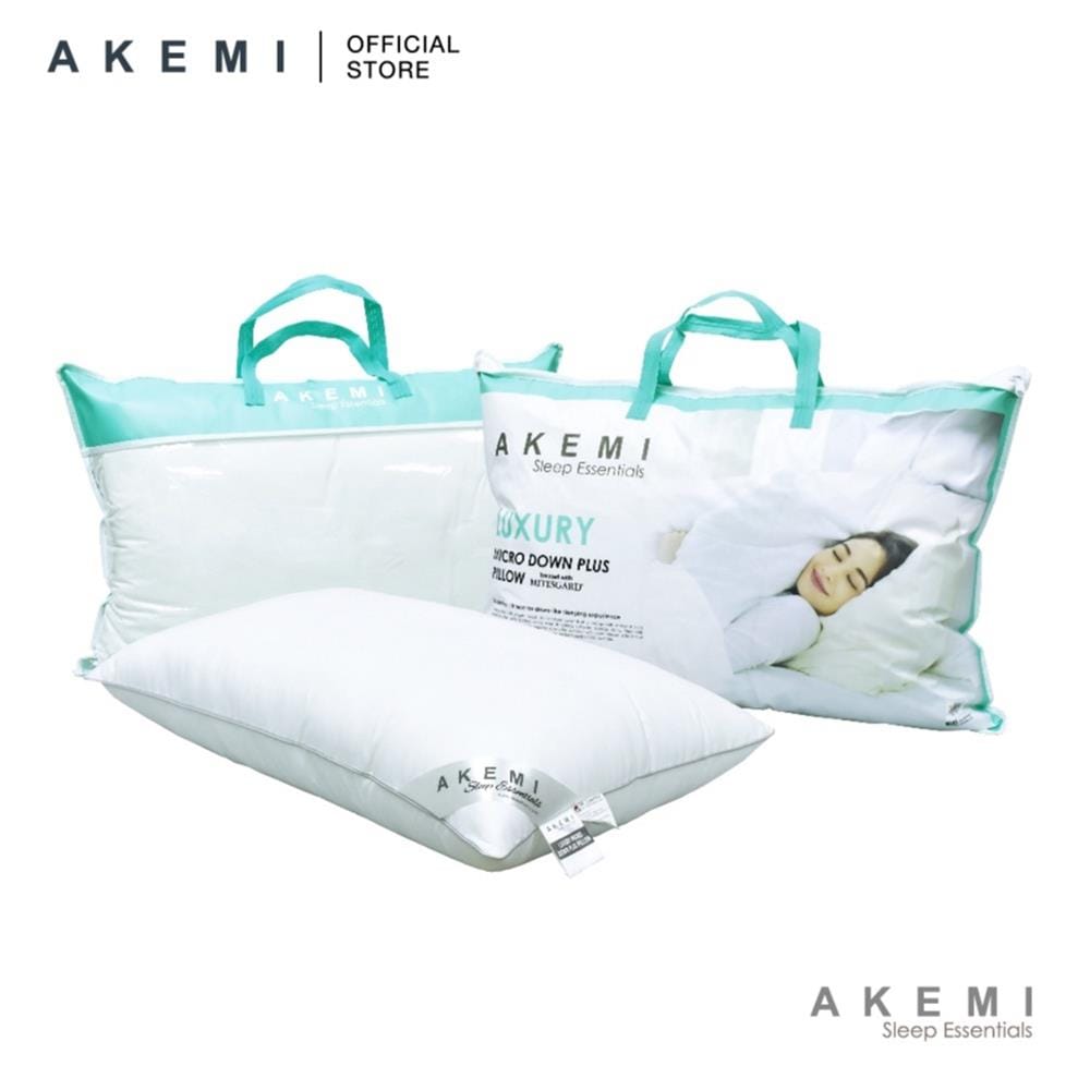 AKEMI PILLOW SLEEP ESSENTIALS LUXURY MICRO DOWN PLUS 48X72CM WHITE