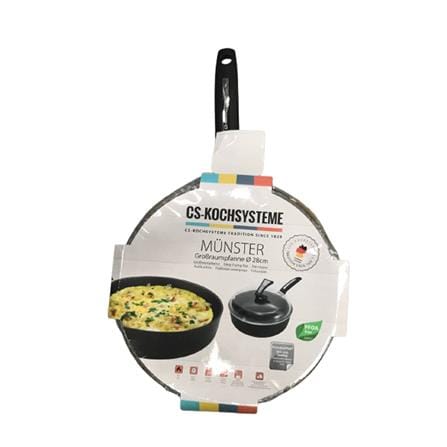 CS-KOCHSYSTEME MUNSTER DEEP FRYPAN WTH D.LID 28CM