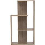 NUHOOM OPEN SHELF 3TIER CHICAGO HIGH DIVIDER HAHA OAK