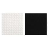 DEXZON DIY SQUARE RUBBER PAD 145X1MM BLACK 1EACH