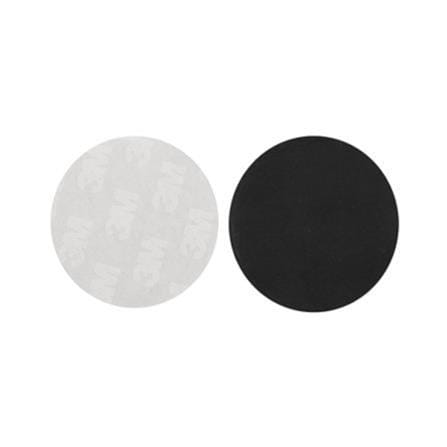 DEXZON CIRCLE RUBBER PAD 25X3MM BLACK 12EACH