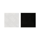 DEXZON SQUARE RUBBER PAD 25X3MM BLACK 12EACH