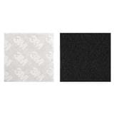 DEXZON SQUARE FELT PAD 35X3MM BLACK 12EACH