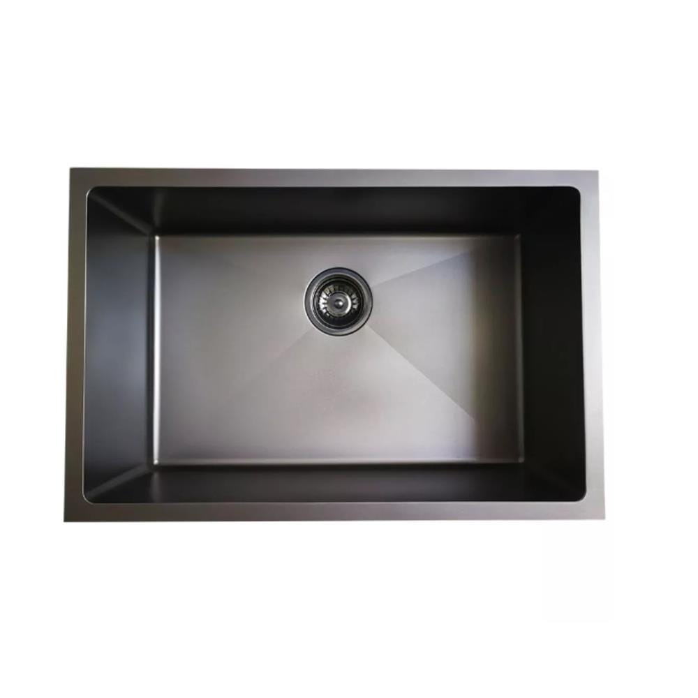 CABANA BUILT-IN UNDERMOUNT SINK 1BOWL CKS7409 NANO BLACK 75CM