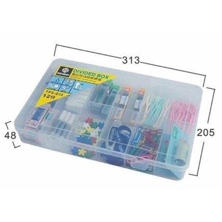 KEYWAY 12-COMPARTMENT BOX TFS012 (CLEAR DIY TOOL BOX)