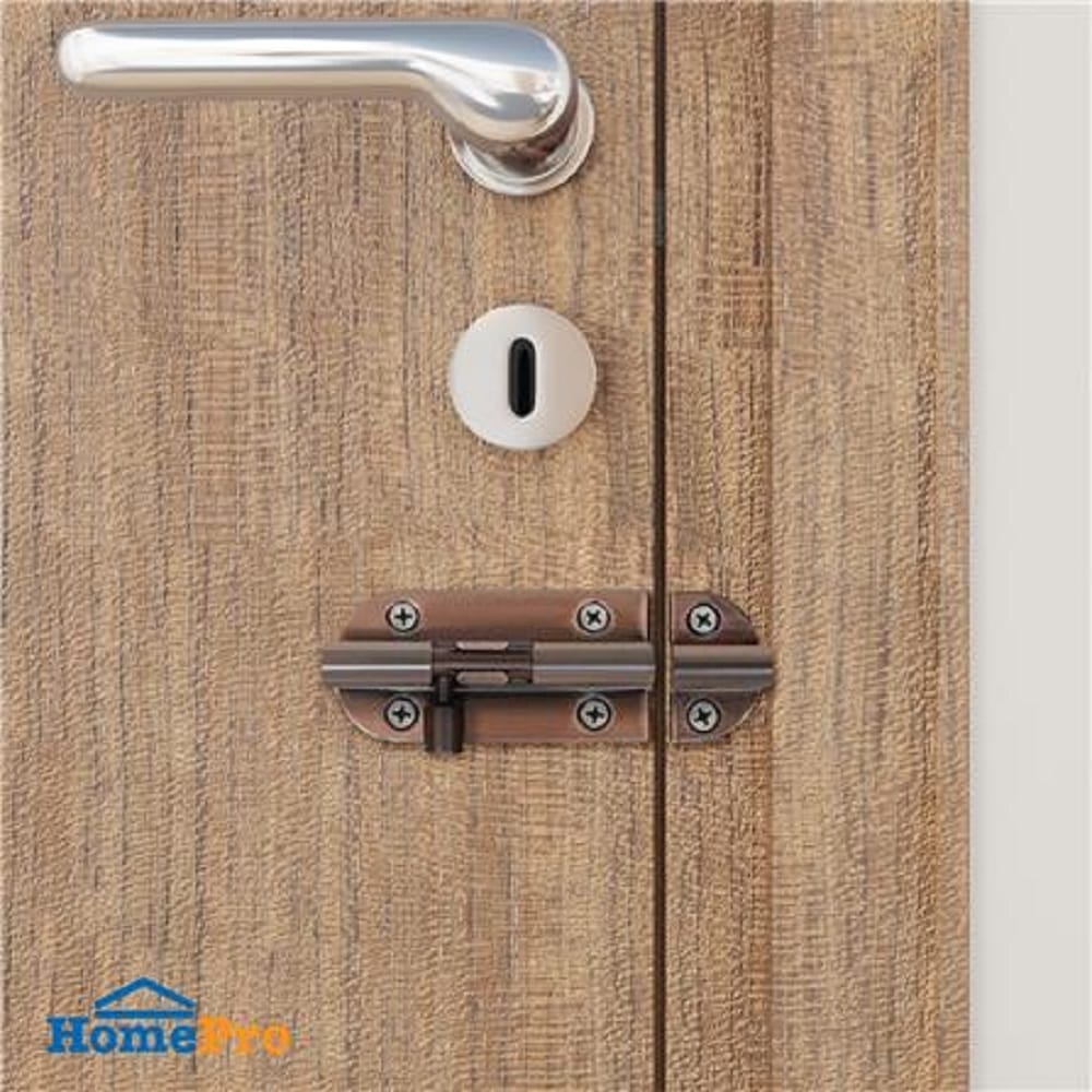 AZLE DOOR BOLT 2" WL32-3 ANTIQUE COPPER