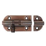 AZLE DOOR BOLT 2" WL32-3 ANTIQUE COPPER