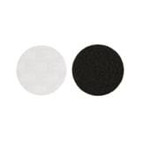 DEXZON CIRCLE FELT PAD 25X3MM BLACK 12EACH