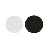 DEXZON CIRCLE FELT PAD 30X3MM BLACK 12EACH