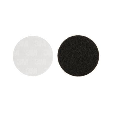 DEXZON CIRCLE FELT PAD 30X3MM BLACK 12EACH