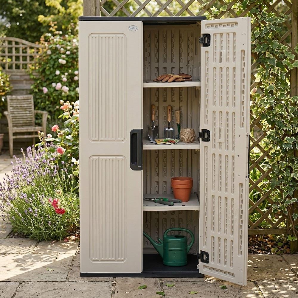 HDPE STORAGE CABINET SPRING EVEREST H180 X W80 X D52 CM