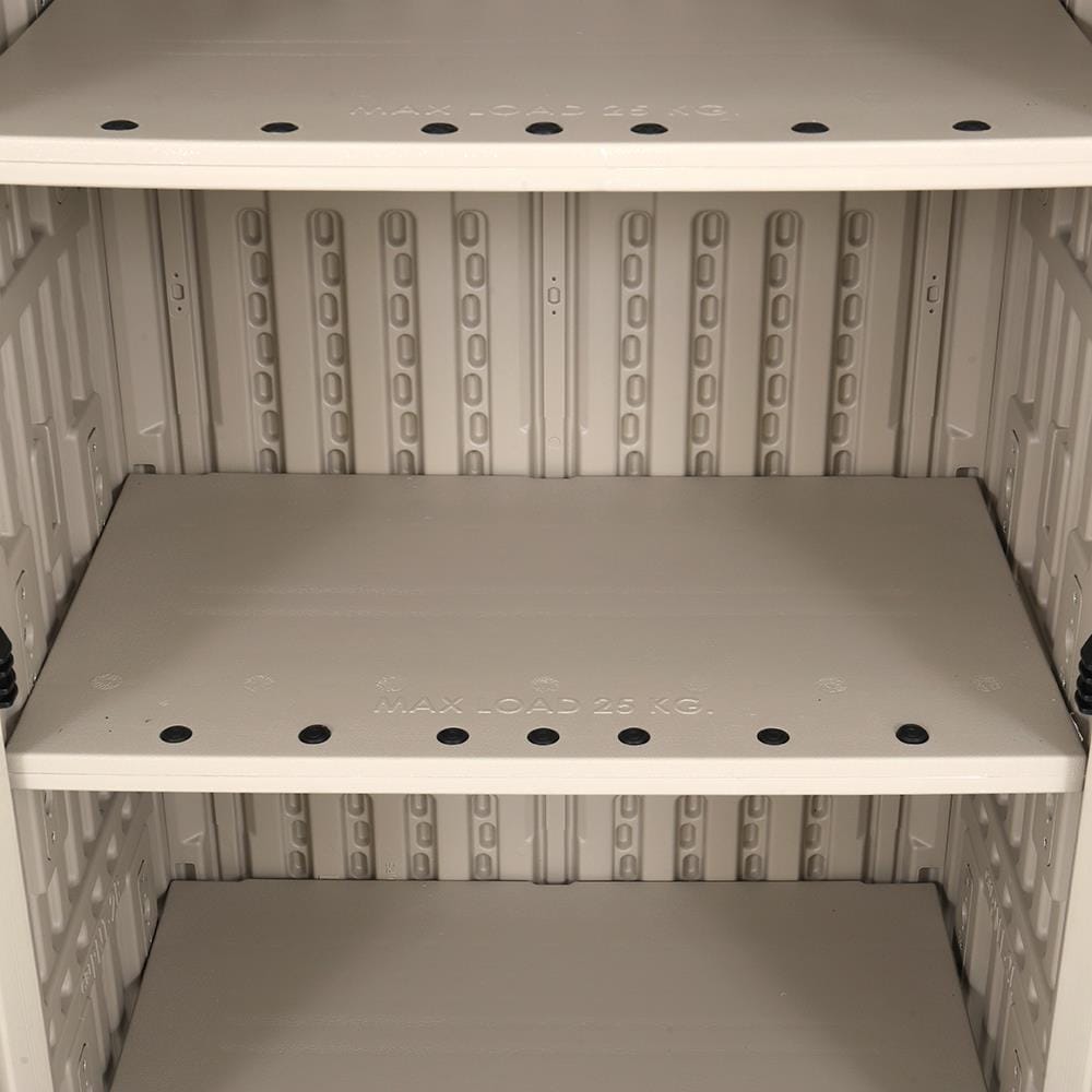 HDPE STORAGE CABINET SPRING EVEREST H180 X W80 X D52 CM