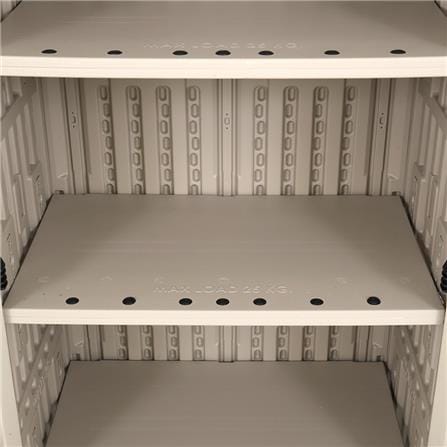 HDPE STORAGE CABINET SPRING EVEREST H180 X W80 X D52 CM