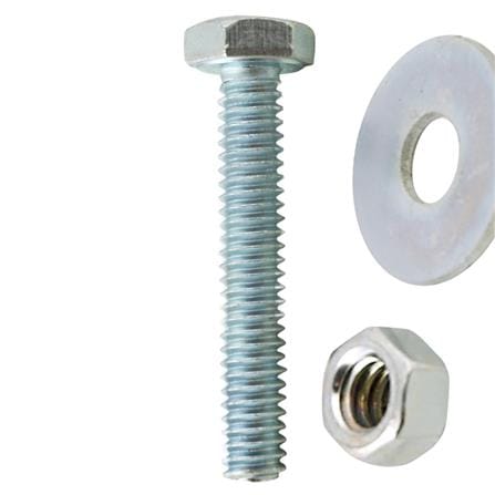 HEX BOLTS DEXZON 1/4INX1-1/2IN 0.5KG WH