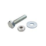 HEX BOLTS DEXZON 5/16INX2-1/2IN 0.5KG WH